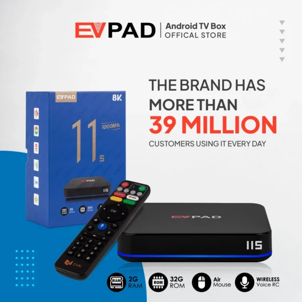 EVPAD 11S Android TV Box (International Version)