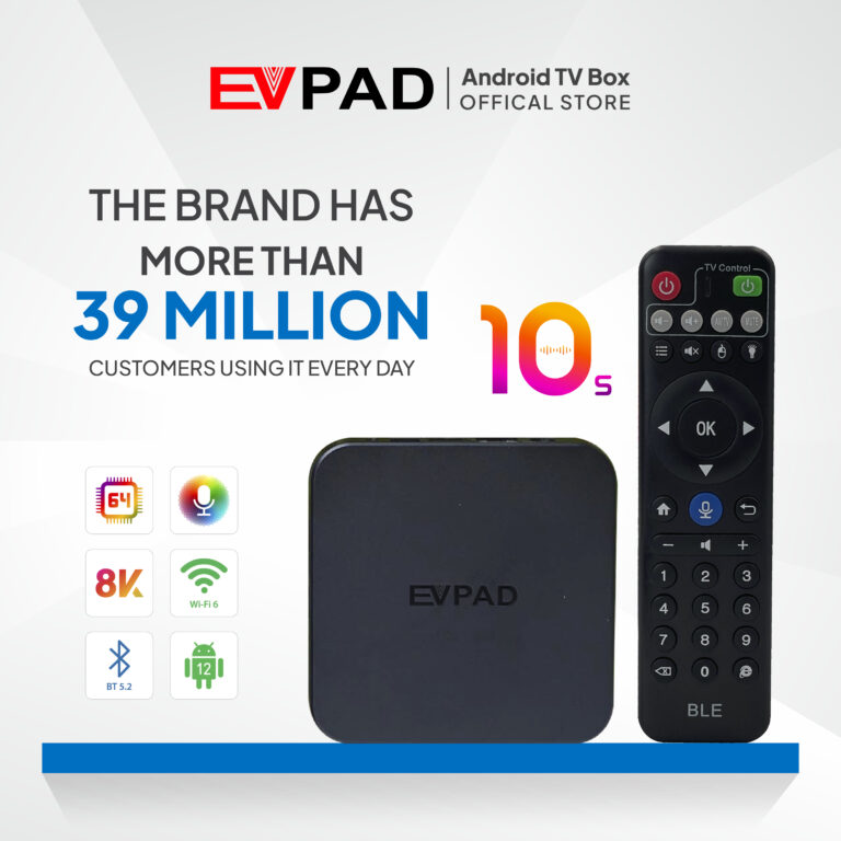 EVPAD 10S Android TV Box (International Version)