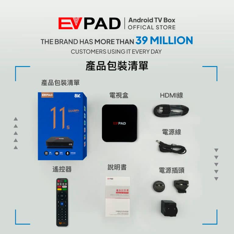 EVPAD 11S Android TV Box Merlion（シンガポール版） - 画像 (9)