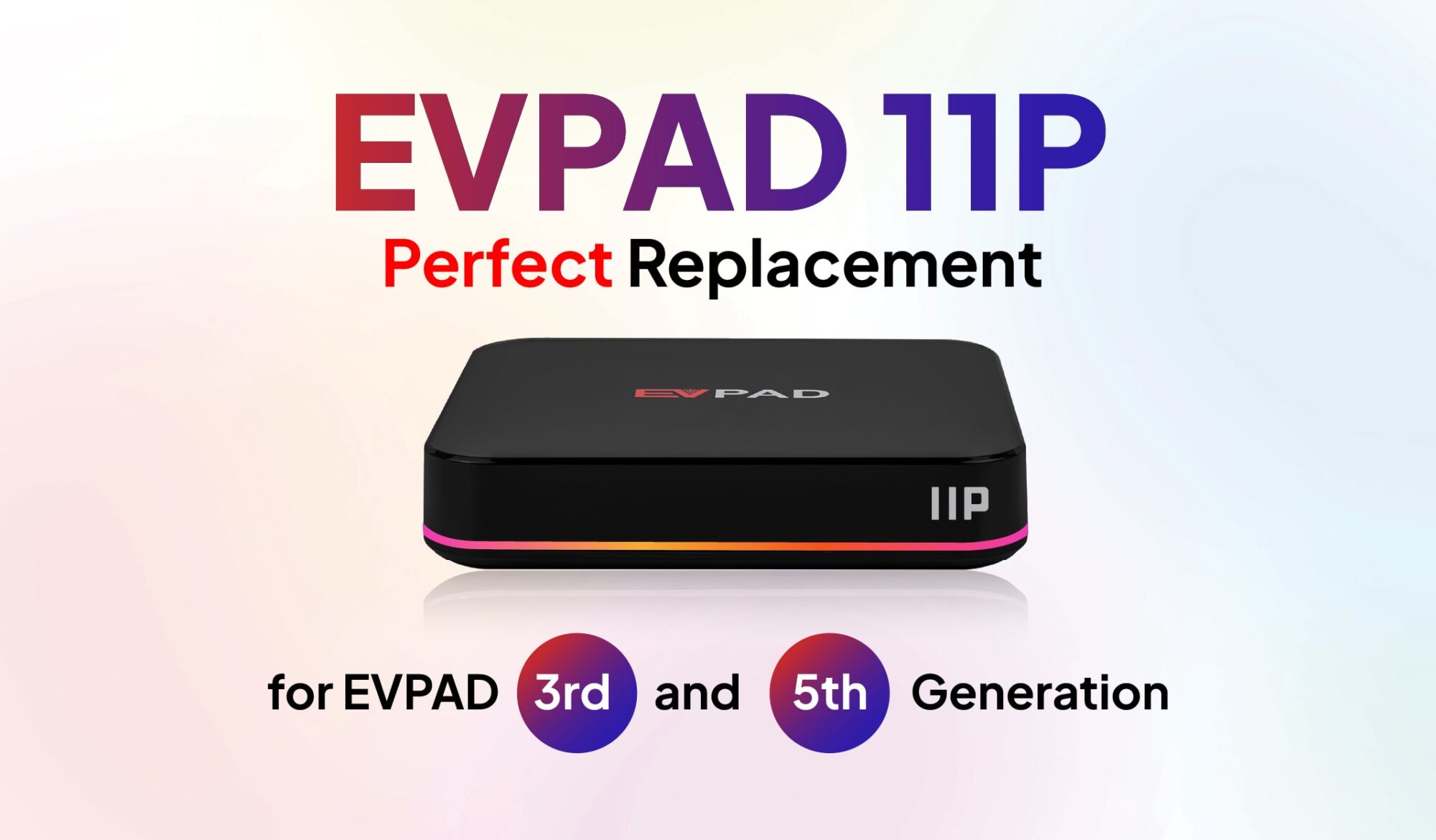 EVPAD 11P perfect replacement for 3rd and 5th gen