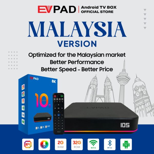 EVPAD 10S Android TV Box (Malaysia Version)
