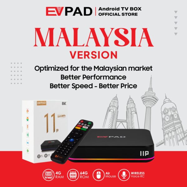 EVPAD 11P Android TV Box (Malaysia Version)