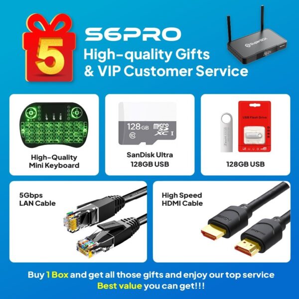 SuperBox S6 Pro & Gifts - Image 4