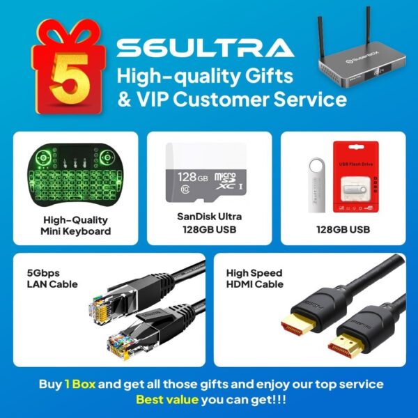 SuperBox S6 Ultra & Gifts - Image 4