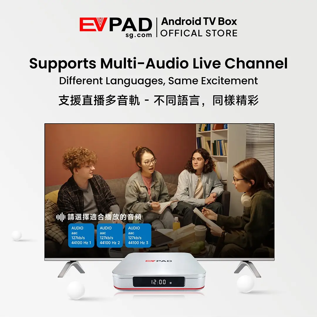 EVPAD 12S Android TV Box (International Version) EVPAD 12S Android TV Box (International Version) - Image 6