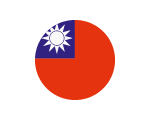 Taiwan flag representing EVPAD availability in Taiwan.