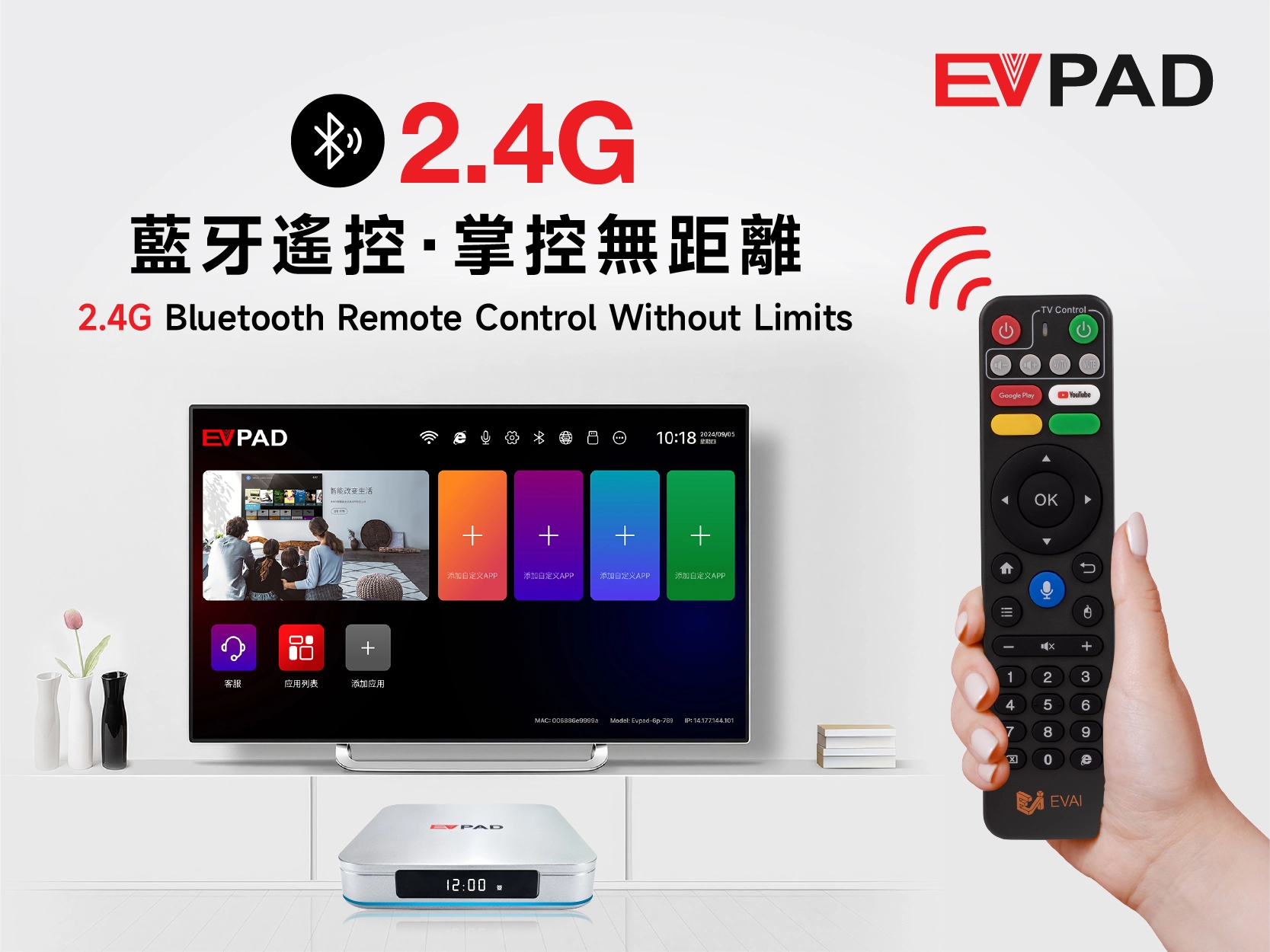EVPAD 12 Official Launch: The Next-Generation Smart TV Box with Android 12, WiFi 6, and HDR10