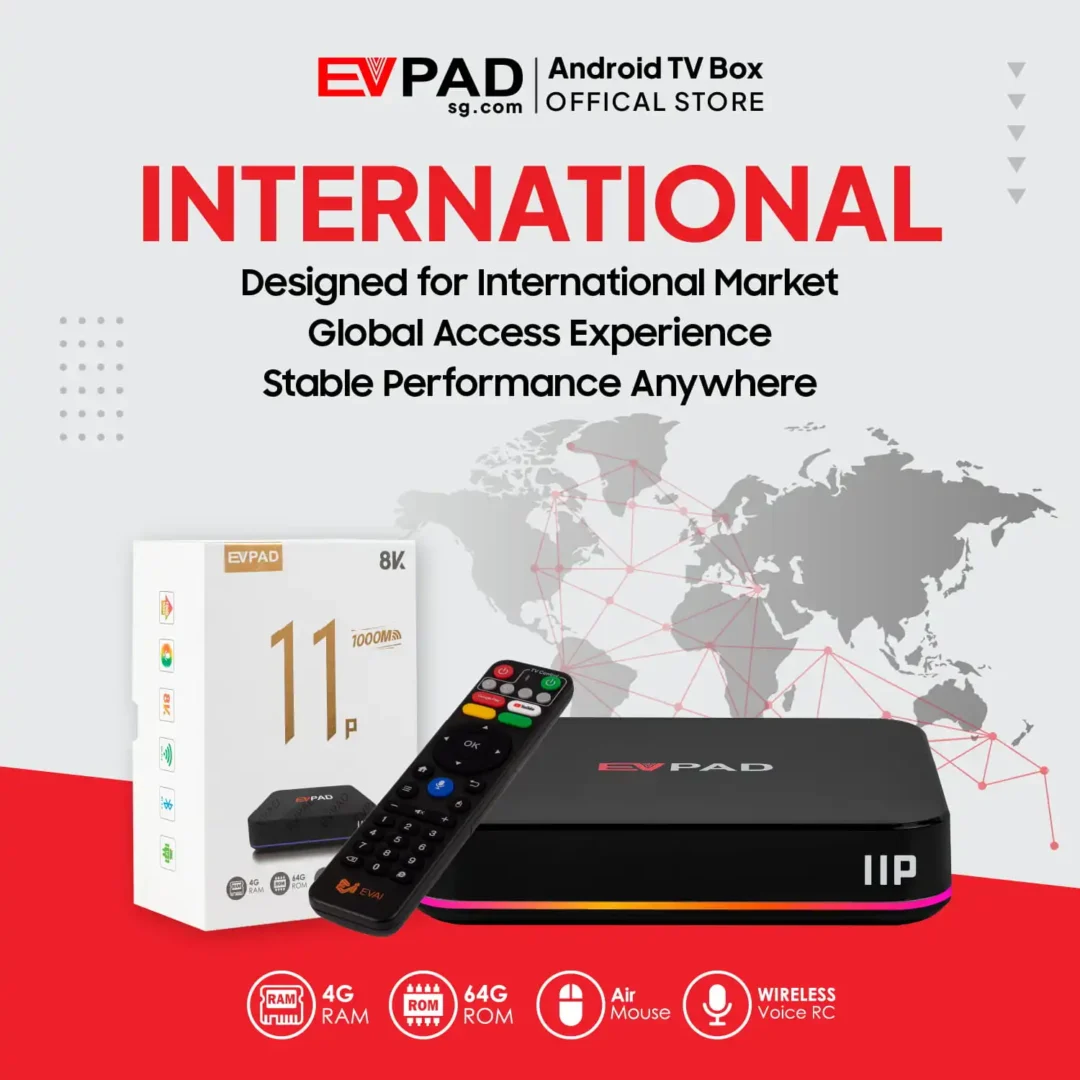 EVPAD 11P Android TV Box（インターナショナル版）