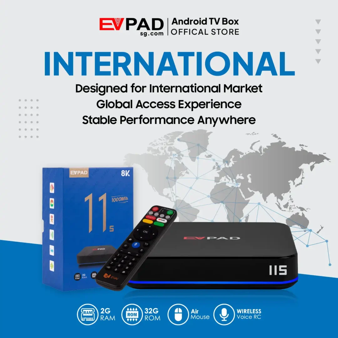 EVPAD 11S Android TV Box (International Version)